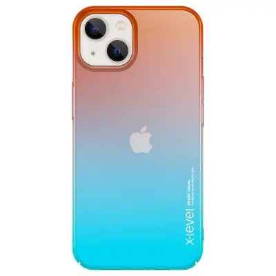 X-LEVEL iPhone 15 Mobilskal Colorful Series Hård PC Orange