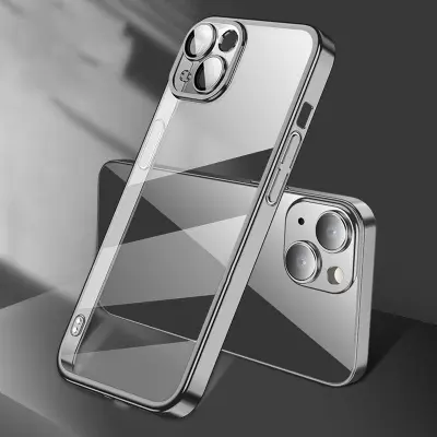 X-LEVEL iPhone 15 Mobilskal TPU+PC Svart med Kameralinsskydd