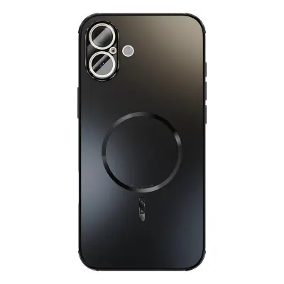 ABEEL iPhone 16 Plus Mobilskal Magnetiskt TPU PC Kylande Svart