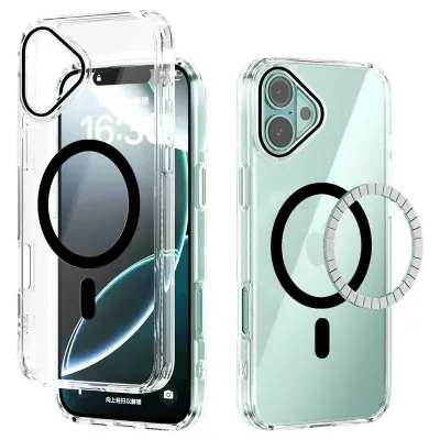ABEEL iPhone 16 Plus Mobilskal MagSafe Anti Scratch Svart