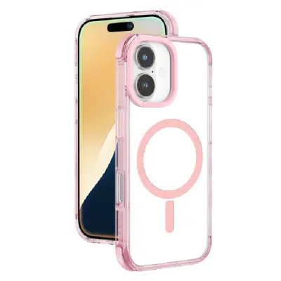 Amazingthing iPhone 16 Plus Mobilskal Magsafe Omni - Rosa