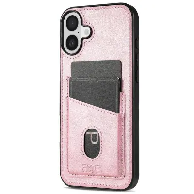 AZNS K1 Series iPhone 16 Plus Fodral KonstLäder - Roséguld