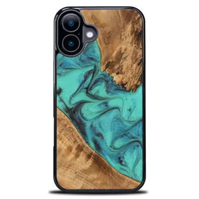 Bewood iPhone 16 Plus Mobilskal Unique Turquoise