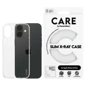 CARE By PanzerGlass iPhone 16 Plus Mobilskal X-Ray Soft - Transparent