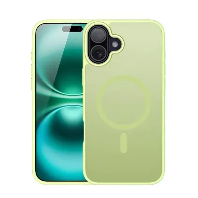 DUX DUCIS Yind Series iPhone 16 Plus Fodral - PC+TPU - Grön