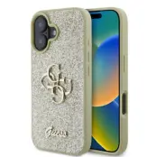 Guess iPhone 16 Plus Mobilskal Fixed Glitter Big 4G - Guld