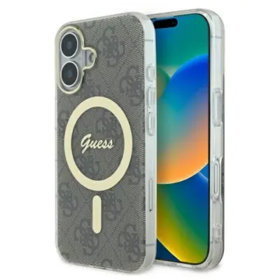 Guess iPhone 16 Plus Mobilskal MagSafe IML 4G - Brun