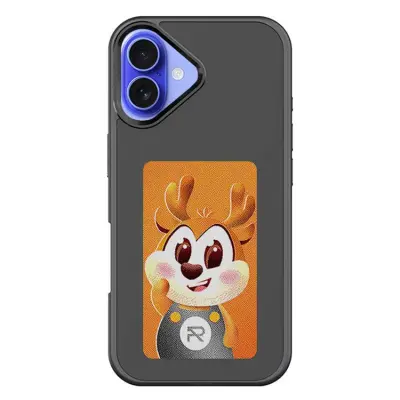 iPhone 16 Plus Mobilskal E Ink 4-Color Display - Svart