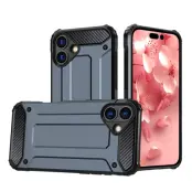 iPhone 16 Plus Mobilskal Hybrid Armor - Blå