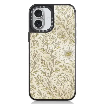 iPhone 16 Plus Mobilskal MagSafe Aluminium Silikon (Style K)