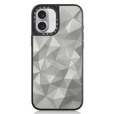 iPhone 16 Plus Mobilskal MagSafe Aluminium Silikon (Style M)