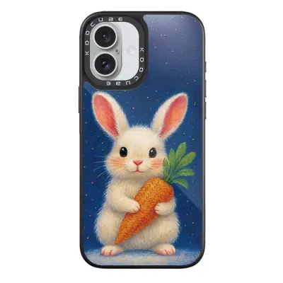 iPhone 16 Plus Mobilskal MagSafe Aluminium Silikon (Style U)