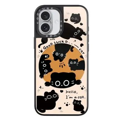 iPhone 16 Plus Mobilskal MagSafe Aluminium Silikon (Style Z)