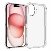 iPhone 16 Plus Mobilskal ShockProof TPU - Transparent