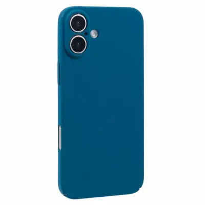 iPhone 16 Plus Mobilskal Skin-Touch Rubberized PC - Blå