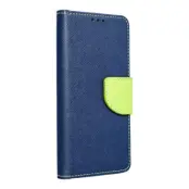 iPhone 16 Plus Plånboksfodral Fancy - Navy/lime