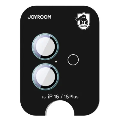 Joyroom iPhone 16/16 Plus Härdat Glas Kameralinsskydd - Grön