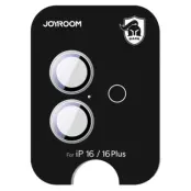 Joyroom iPhone 16/16 Plus Härdat Glas Kameralinsskydd - Silver