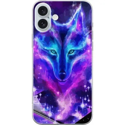 Mobilskal till Apple iPhone 16 Plus med Neon Varg