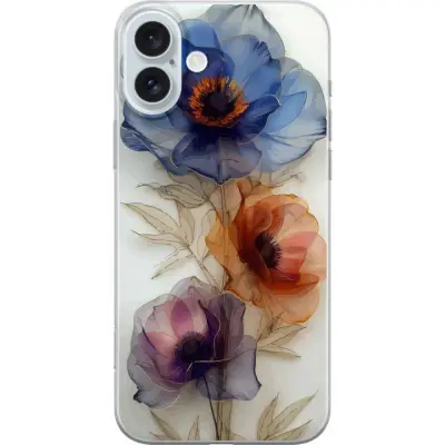 Mobilskal till Apple iPhone 16 Plus med Silkesblommor