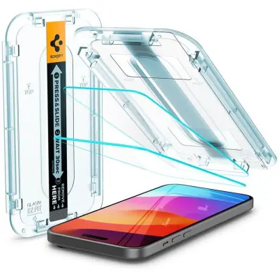 Spigen Glas.tR EZ Fit (iPhone 16 Plus/15 Plus)