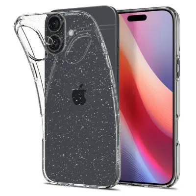 Spigen iPhone 16 Plus Mobilskal Liquid Crystal - Glitter Crystal