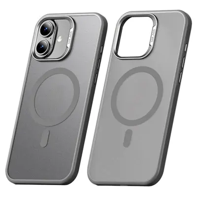 SULADA iPhone 16 Plus Mobilskal MagSafe Ultra-Tunn PC+TPU Grå