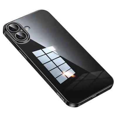 SULADA iPhone 16 Plus Mobilskal Ultra-Tunt Elektropläterat TPU - Svart