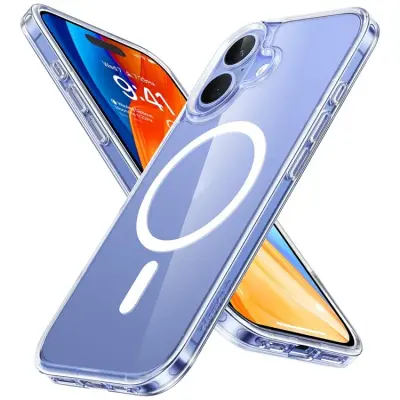 Torras iPhone 16 Plus Mobilskal Magsafe - Transparent