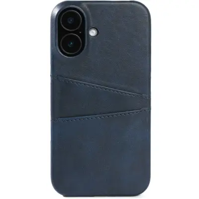 Trolsk Leather Card Case (iPhone 16 Plus) - Svart
