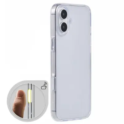 X-LEVEL iPhone 16 Plus Fodral TPU+PC Klar Bakre Skydd
