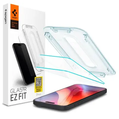 [2-Pack] Spigen iPhone 16 Pro Max/17 Pro Max Härdat Glas Skärmskydd'EZ Fit