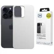 3MK Mobilskal till iPhone 16 Pro Max MagSafe Silikon Hardy - Vit