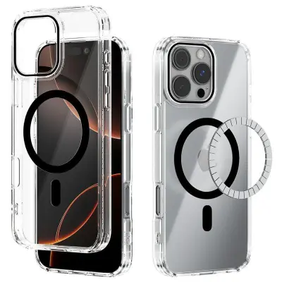 ABEEL iPhone 16 Pro Max Mobilskal MagSafe Anti Scratch Svart