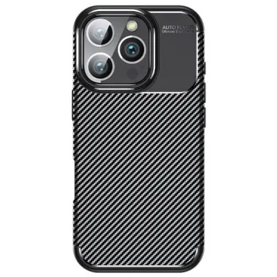 Beline iPhone 16 Pro Max Mobilskal Carbon Armor - Svart