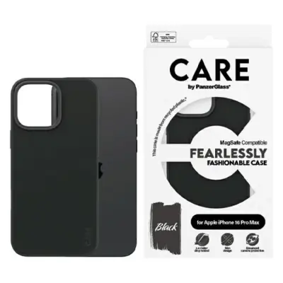 CARE By PanzerGlass iPhone 16 Pro Max Mobilskal MagSafe Fashion - Svart