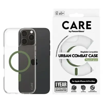 CARE By PanzerGlass iPhone 16 Pro Max Mobilskal MagSafe - Grön