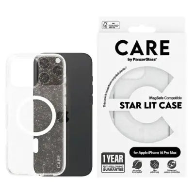 CARE By PanzerGlass iPhone 16 Pro Max Mobilskal MagSafe Star Lit