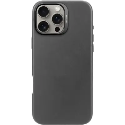 Decoded Leather Back Cover MagSafe (iPhone 16 Pro Max) - Blå