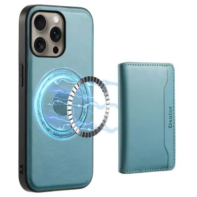 DENIOR D12 iPhone 16 Pro Max Fodral Hybrid TPU+PC Blå