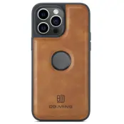 DG.MING iPhone 16 Pro Max Mobilskal Anti-Drop Läder - Brun
