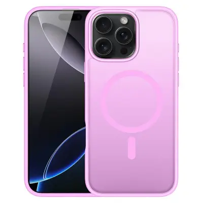 DUX DUCIS Yind Series iPhone 16 Pro Max Fodral - TPU Matte - Rosaröd