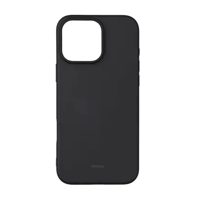 Onsala MagSeries Silicone Case (iPhone 16 Pro Max) - Svart