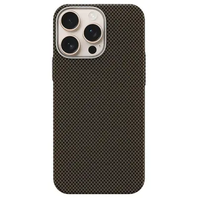 GKK iPhone 16 Pro Max Fodral - PC + TPU Ultra Tun - Guld