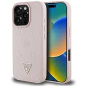 Guess iPhone 16 Pro Max Mobilskal MagSafe Hot Stamp Peony Triangle