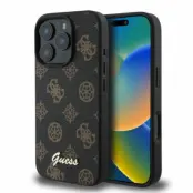 Guess iPhone 16 Pro Max Mobilskal Magsafe Peony Script - Svart