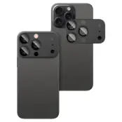 Imak iPhone 16 Pro Max Härdat Kameralinsskydd - Svart (Svart)