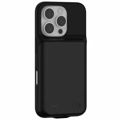 iPhone 16 Pro Max Batteriskal 7000mAh - Svart