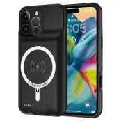 iPhone 16 Pro Max Batteriskal Magsafe 7000mAh B19S - Svart