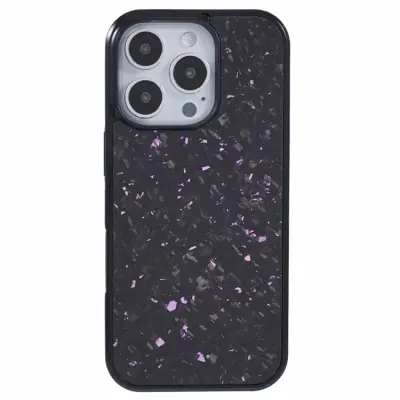 iPhone 16 Pro Max Mobilskal Aramid Fiber Forged - Lila